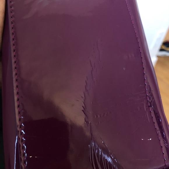 GORGEOUS KATE SPADE PURPLE PATENT VINYL SHOPPER TOTE - Picture 7 of 13